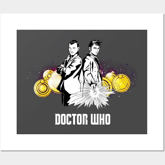 Doctor Who Wall Art by vikachan